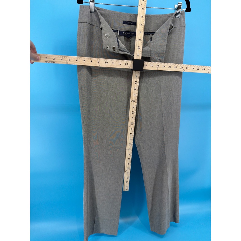 Anne Klein Womens Taupe Brown Stretch Dress Pants Size 8 Straight Leg - Picture 5 of 5